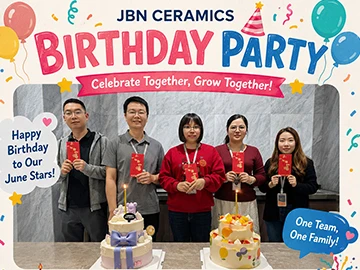 C&eacute;l&eacute;bration de l'anniversaire de JBN Ceramics en juin&nbsp;: partage de la joie, de l'amiti&eacute; et de l'esprit d'&eacute;quipe