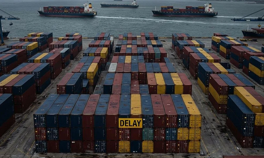 Risques complexes de transbordement et de logistique